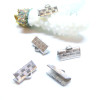 Serre-fils Griffes Attache Ruban 10x7mm – Acier Inoxydable Argenté