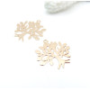 Estampes Pendentifs Filigrane Arbre 23 mm – Laiton Doré