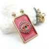 Pendentif Amulette, Chance 21mm, Acier Inoxydable 304 Doré à l'or fin 14K PVD