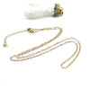 Colliers Princesse 45cm Jaseron 1.6mm – Acier Inoxydable 304 Doré 18K IONIQUE
