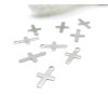 Pendentifs petites Croix 10mm – Acier Inoxydable 304 Argenté
