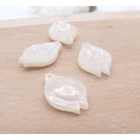 Pendentifs Pétale 12 x 19 mm – Acrylique