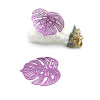 Estampes Pendentifs Filigrane Colibri et Fleur 32 mm – Acier Inox 304 – Rose Orchidée