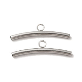 Bélières Tube 30mm – Acier Inoxydable 304 Argenté