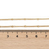 Collier Maille Satellite 1.4 mm – Acier Inox 304 – Doré