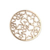 Estampes Connecteur Filigrane Médaillon Multi Étoiles 17mm – Laiton Doré