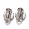 Supports de Boucles d'oreille Clips 16 mm – Acier Inoxydable 304 Argenté
