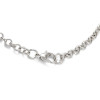 Sautoir Pendentif Cage Bola de Grossesse pour Bola de 18 mm, Laiton Finition Argenté