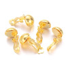 Boucles d’Oreilles Clips Demi-Cercle 12 mm avec Attache – Laiton – Doré