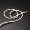 Perles intercalaire Obong 6 par 4mm – Nacre naturelle Blanc crème