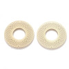 Estampes Connecteur Filigrane Cercle 30mm – Laiton Doré