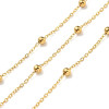 Chaîne maille bille 3mm – Acier Inoxydable 304 Doré à l'or fin 18K