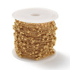 Chaîne maille bille 3mm – Acier Inoxydable 304 Doré à l'or fin 18K