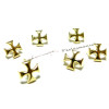 Clous Croix 12mm Doré à 2 Griffes