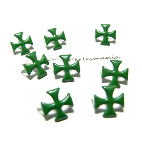Clous Croix 12mm Vert à 2 Griffes