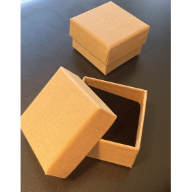 Boîtes à bijoux 5x5 cm avec mousse – Emballage cadeau personnalisable
