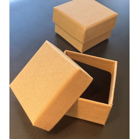 Boîtes à bijoux 5x5 cm avec mousse – Emballage cadeau personnalisable