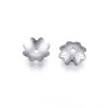 Coupelles Fleur 6 mm – Acier Inoxydable 304 – Argenté