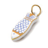 Pendentif avec Anneau, Poisson 20.5 mm – Acier Inoxydable 304 Doré