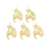 Pendentifs filigrane Poisson de Combat 27mm – Acier Inoxydable Doré à l'or fin 18K