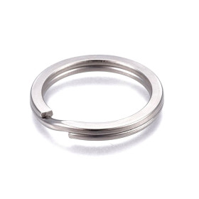 Anneaux Porte-Clés 25 mm – Acier Inoxydable 304 Argenté