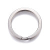 Anneaux Porte-Clés 25 mm – Acier Inoxydable 304 Argenté