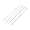 Tiges Têtes Plates 50x0.7mm – Acier Inoxydable 304 Argenté