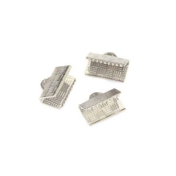 Serre-fils Griffes Attache Ruban 10 x 5 mm – Acier Inoxydable – Argenté