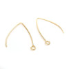 Boucles d'oreille Grand Crochet 31mm – Acier Inoxydable 304 Doré