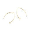 Boucles d’oreille Boucle 40.5mm – Acier Inoxydable Doré à l'or fin 18K
