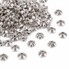 Coupelles Calottes Fleur 6.5x2mm – Métal Argent Antique