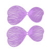 Estampes Pendentifs Filigrane Nœud Papillon 50 mm – Métal Violet
