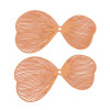 Estampes Pendentifs Filigrane Nœud Papillon 50 mm – Métal Rose ORANGE