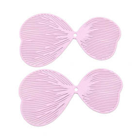 Estampes Pendentifs Filigrane Nœud Papillon 50 mm – Métal Rose  Clair