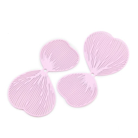 Estampes Pendentifs Filigrane Nœud Papillon 50 mm – Métal Rose  Clair