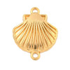 Connecteur Coquille Saint-Jacques  27 mm – Acier Inoxydable 304 Doré à l’Or Fin 18K IONIQUE