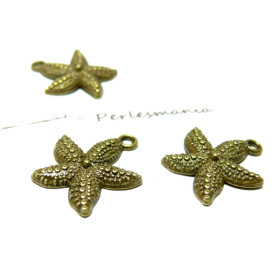 Breloques Pendentifs Étoile des Mers GM Bronze