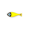Pendentif  Poisson Émaillé JAUNE 20 mm – Acier Inox 304 Doré à l'Or Fin 18K – Placage PVD