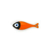 Pendentif  Poisson Émaillé ORANGE 20 mm – Acier Inox 304 Doré à l'Or Fin 18K – Placage PVD