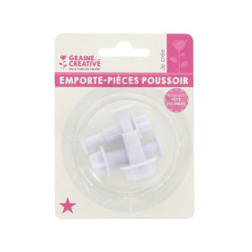 Mini emporte-pièces poussoir forme Etoile – Graine créative
