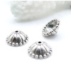 Coupelles Calottes Dôme Picot 10mm – Métal Argent Antique