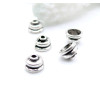 Coupelles Calottes Double Métal Argent Antique