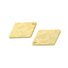 Pendentifs Charms Losange Stardust 21 mm – Laiton Doré