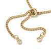 Bracelet Intercalaire Réglable Maille Gourmette 3 mm – Acier Inox 304 Doré