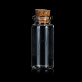 Fioles en Verre avec Bouchon en Liège 75 × 22 mm – 19,2 ml