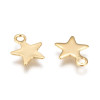 Pendentifs Charms Étoile 9 mm – Acier Inox 304 Doré à l'Or Fin 24K