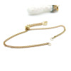 Bracelet Intercalaire Réglable Maille Gourmette 3 mm – Acier Inox 304 Doré
