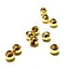 Perles Intercalaires Passants 3mm – Métal Doré