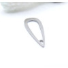 Pendentifs Goutte 25 mm – Acier Inox 304 Argenté