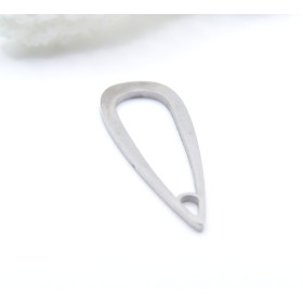 Pendentifs Goutte 25 mm – Acier Inox 304 Argenté